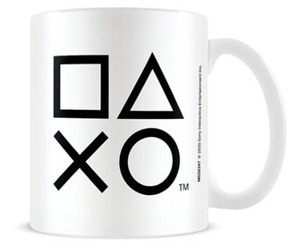 Keramický hrnek Playstation: Shapes - Black (objem 315 ml)