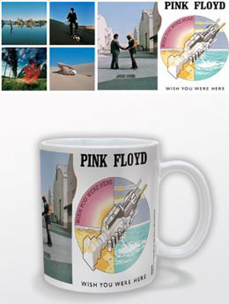 Keramický hrnek Pink Floyd: Wish You Were Here (objem 315 ml) bílý