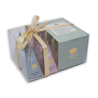 Sada dárkových čajů - set černých čajů, 12 ks, 4 příchutě