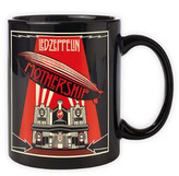 Černý keramický hrnek Led Zeppelin: Mothership (objem 315 ml)