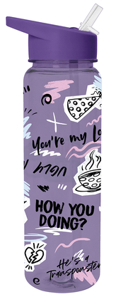 Plastová láhev na pití Friends|Přátelé: Pharses (objem 540 ml)