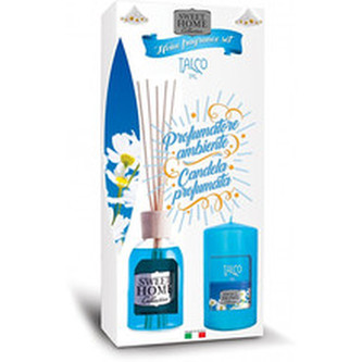 Sweet Home Collection Dárková sada Talco difuzér + svíčka (Home Fragrance Set) unisex