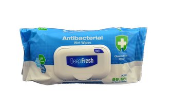 Deep Fresh Antibacterial Wet Wipes 100 ks
