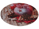 talíř plechový pr.33cm JABLKO SKOŘICE