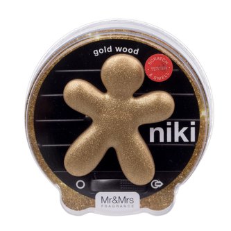 Mr&Mrs Niki BIG Gold Wood (Metalic Gold)