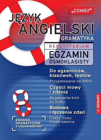 Język angielski Gramatyka Repetytorium Egzamin ósmoklasisty COMBO