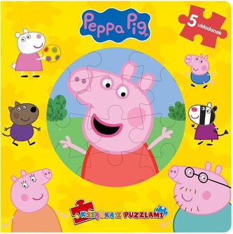 Peppa Pig Książka z puzzlami