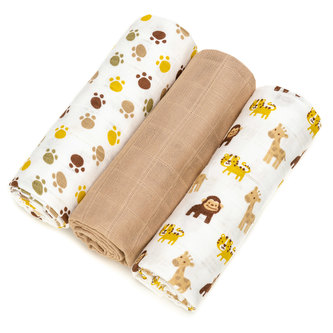 TETRA pleny HIGH QUALITY, s potiskem, 70x70, monkies / opice