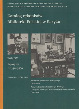 Katalog rękopisów Biblioteki Polskiej w Paryżu Katalog rękopisów Biblioteki Polskiej w Paryżu