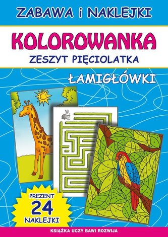 Kolorowanka Zeszyt pięciolatka