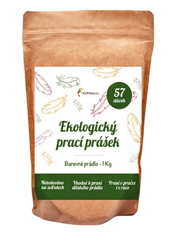 Tropikalia Ekologický prací prášek - Barevné prádlo 1 kg