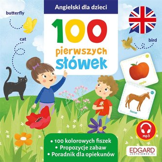 Angielski dla dzieci 100 pierwszych słówek Fiszki Angielski dla dzieci 100 pierwszych słówek Fiszki