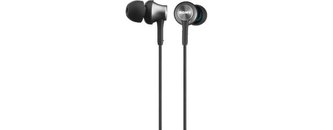 Sony MDREX450AP, šedá klapková sluchátka řady EX s ovladačem na kabelu