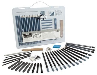 Royal & Langnickel Skicovací sada Essentials v kufříku / 34 dílná