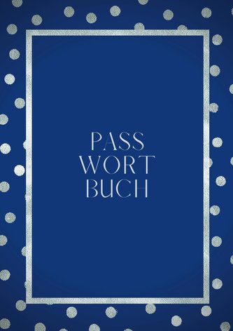 Passwort Buch - A5 - Notizbuch für Passwörter - zweispaltiger Organizer - 100 Seiten - Papier aus nachhaltiger Forstwirtschaft