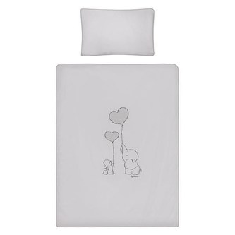 2-dílné ložní povlečení Belisima Amigo 90/120 šedé