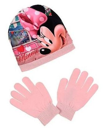 ČEPICE A RUKAVICE MINNIE - velikost 54