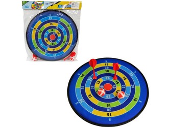 Terč se 2 šipkami a 2 míčky na suchý zip