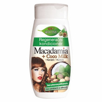Bione Cosmetics Regenerační kondicionér Macadamia + Coco Milk 260 ml woman