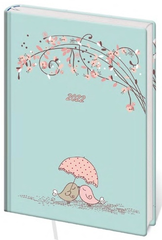 Diář 2022 B6 LYRA denní L229 Birds