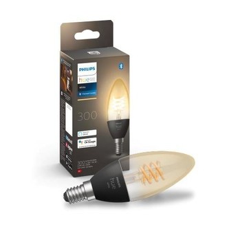 Hue Bluetooth žárovka LED E14 filament 4,5W 300lm 2100K