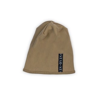 Kojenecká čepička Nicol Star hnědá - velikost 56/62