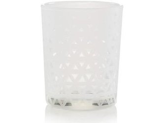 YANKEE CANDLE Svícen Belmont Sandblasted on Glass na votivní svíčku