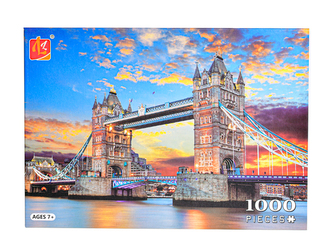 Puzzle 70x50cm London bridge 1000dílků v krabičce