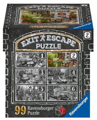 Ravensburger Puzzle Exit - Obývací pokoj 99 dílků Ravensburger Puzzle Exit - Obývací pokoj 99 dílků
