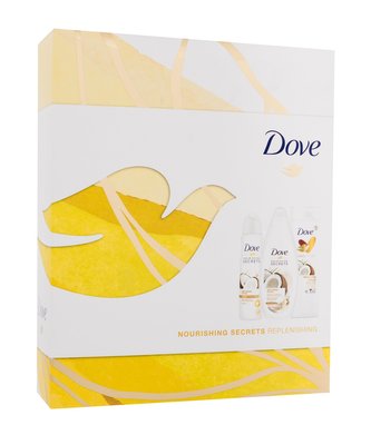 Dove Nourishing Secrets sprchový gel Nourishing Secrets Restoring Ritual 250 ml + tělové mléko Body Love Restoring Ritual 250 ml + antiperspirant Nourishing Secrets Restoring Ritual 150 ml