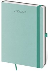 Diář 2022 Flexies - mátový, týdenní, A5