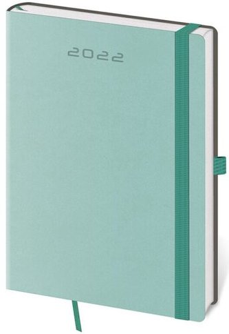 Diář 2022 Flexies - mátový, týdenní, A5