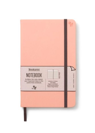 Bookaroo Zápisník A5 - růžový světle Bookaroo Zápisník A5 - růžový světle
