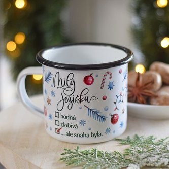 Plecháček 'MILÝ JEŽÍŠKU..' pro slečnu 340 ml