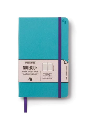 Bookaroo Zápisník A5 - tyrkysový Bookaroo Zápisník A5 - tyrkysový