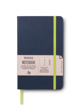 Bookaroo Zápisník A5 - modrý tmavě Bookaroo Zápisník A5 - modrý tmavě