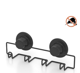 Háčky drát na ručníky matná černá 29x10x5cm