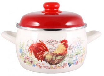 Hrnec KOHOUT 4 l/20 cm smalt s poklicí Hrnec KOHOUT 4 l/20 cm smalt s poklicí