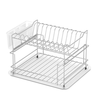 Odkap na nádobí chrom 35,5x29,5x24cm 2patra