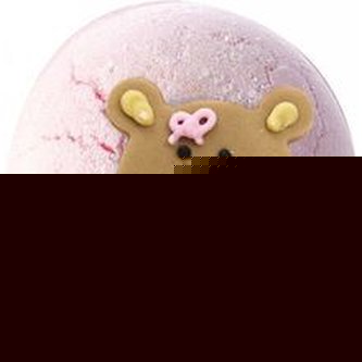 Bomb Cosmetics Šumivá koupelová bomba Medvídek (Bath Blaster ø 7,5 cm) 160 g unisex