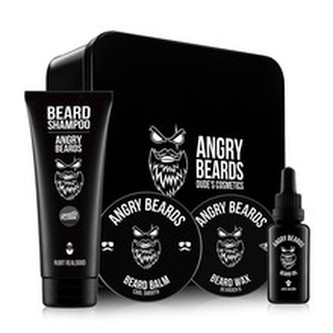 Angry Beards Dárková sada péče o vousy Saloon man