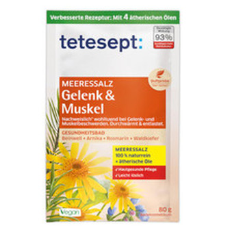 Tetesept Zdravotní koupelová sůl Svaly a klouby 80 g unisex