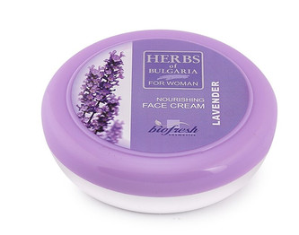 HERBS OF BULGARIA - LAVENDER Krém na obličej výživujíci z levandule 100 ml
