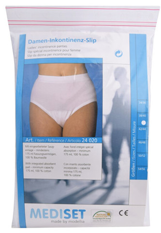 Mediset Inkontinenční dámské kalhotky s fixací vložek Vel. 42/44
