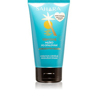 Sahara Třpytivé hydratační mléko po opalování s kokosovým olejem 150 ml unisex