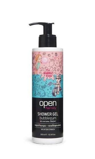 Open Sprchový gel s vůní žvýkačky s pumpičkou 300 ml