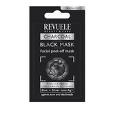 Revuele Slupovací maska s aktivním uhlím Beauty & Care (Black Mask Peel Off) 7 ml woman
