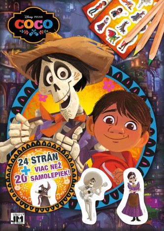 24 strán + viac než 20 samolepiek! Coco