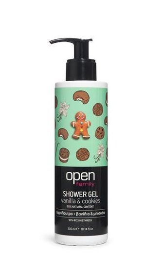 Open Sprchový gel vanilka & sušenky s pumpičkou 300 ml