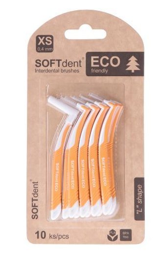 SOFTdent ECO mezizubní kartáček - L 0,4 mm, 10 ks